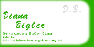 diana bigler business card